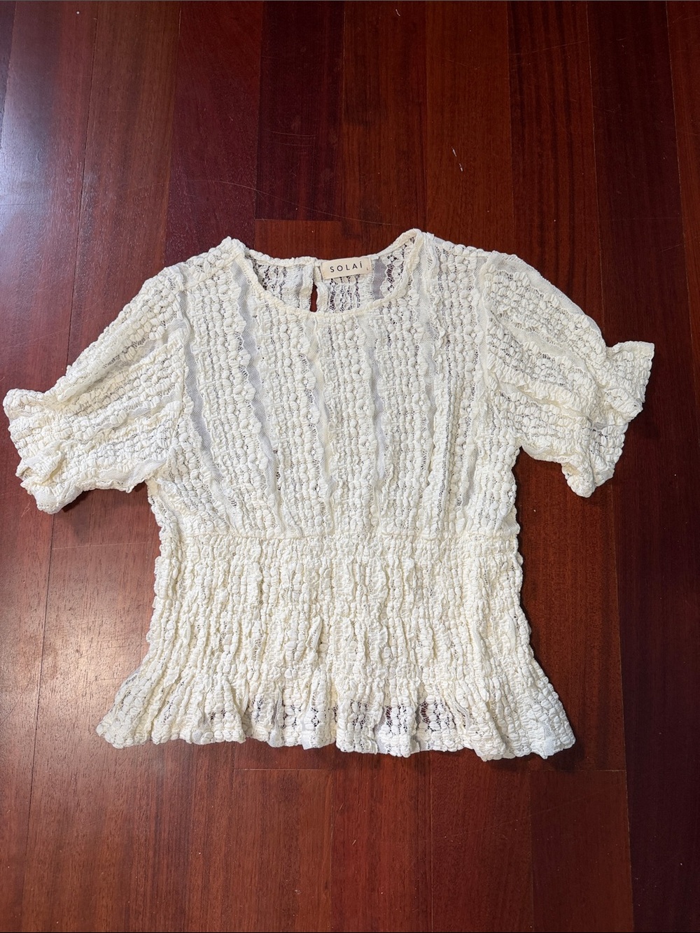 Solaí sheer lace blouse